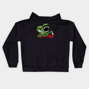 fnf htf flippy vs fliqpy graffiti Kids Hoodie